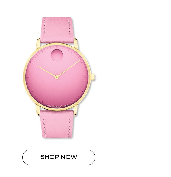 Movado modern best sale 47 pink